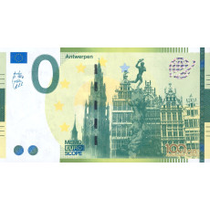 0 Euro biljet Antwerpen